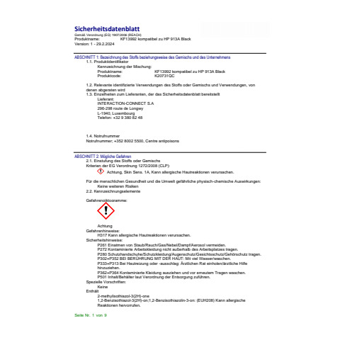 Cartuccia Q-Connect rigenerata HP 913A nero - KF13992